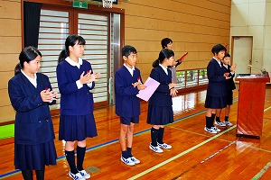 応援団の5年生 応援団の5年生