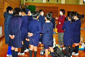 先生からも激励 先生からも激励