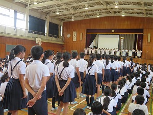 創立記念日集会○×クイズ