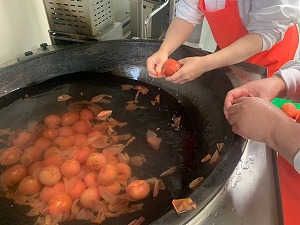 1湯剥き 1湯剥き