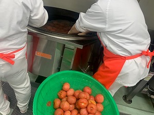 2湯剥き 2湯剥き
