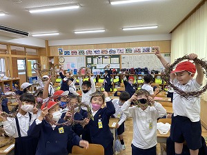 アサガオリースかんせい