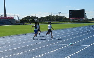 100m走の様子