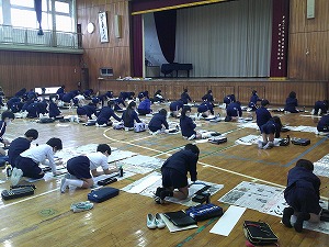 書き初め会