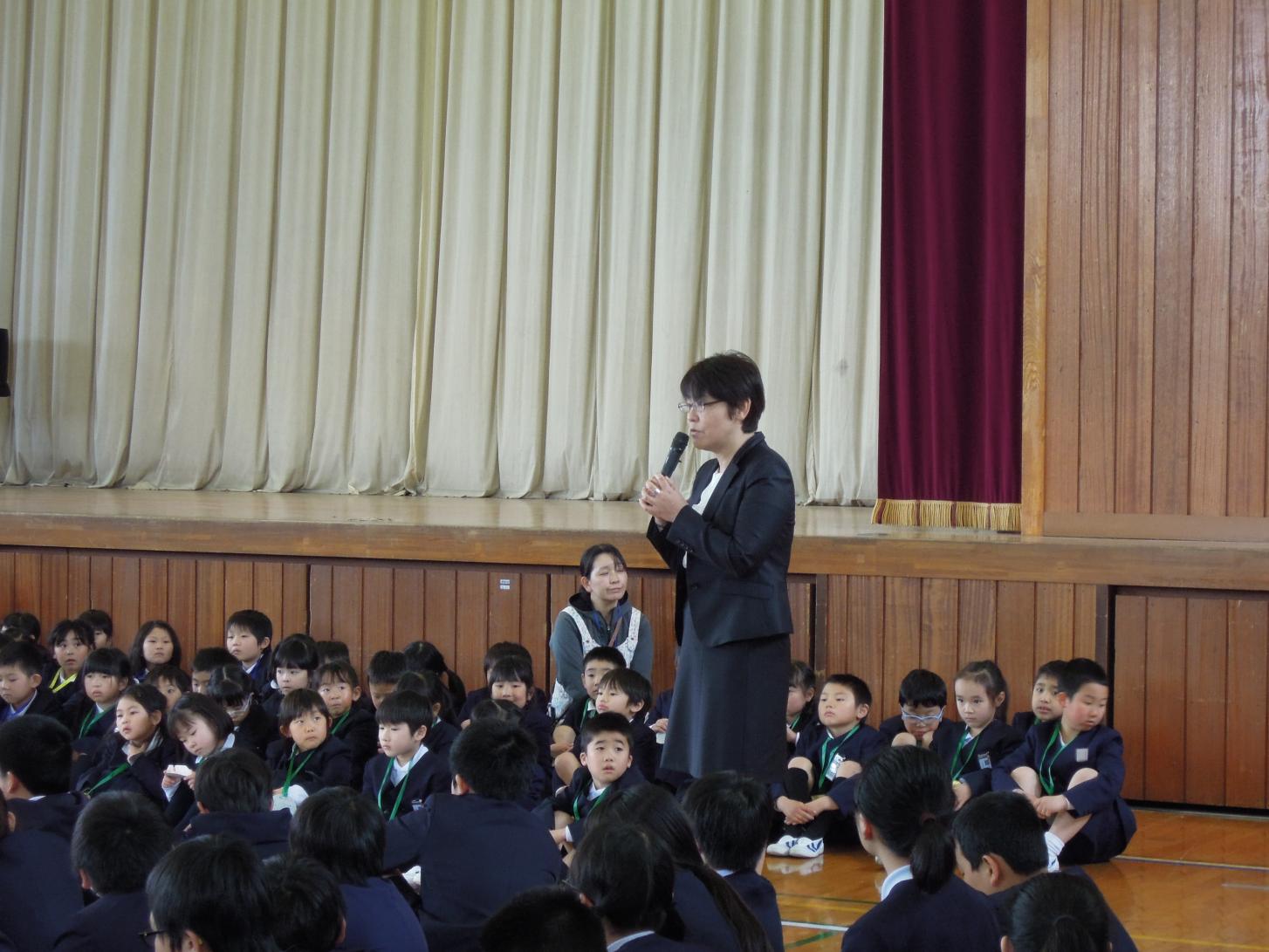 1年生を迎える会 1年生を迎える会