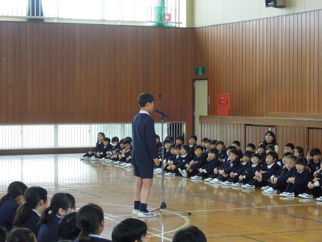 1年生を迎える会