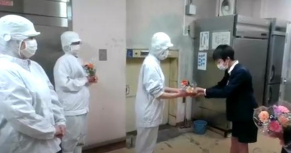 花束贈呈 花束贈呈