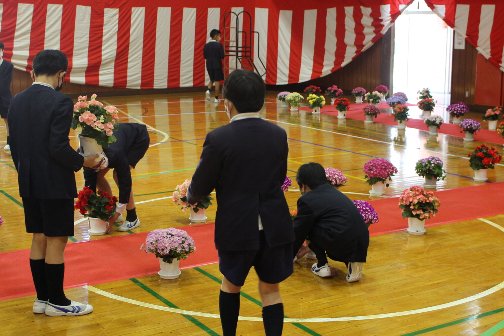 会場準備(花) 会場準備(花)