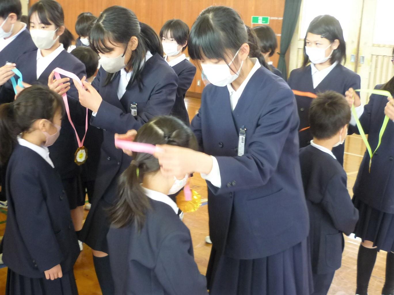 メダルのプレゼント メダルのプレゼント