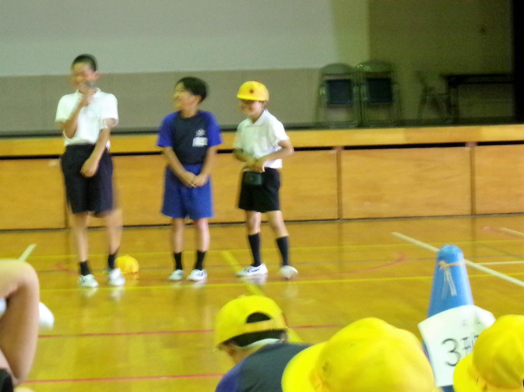 終わりの会での感想発表 終わりの会での感想発表