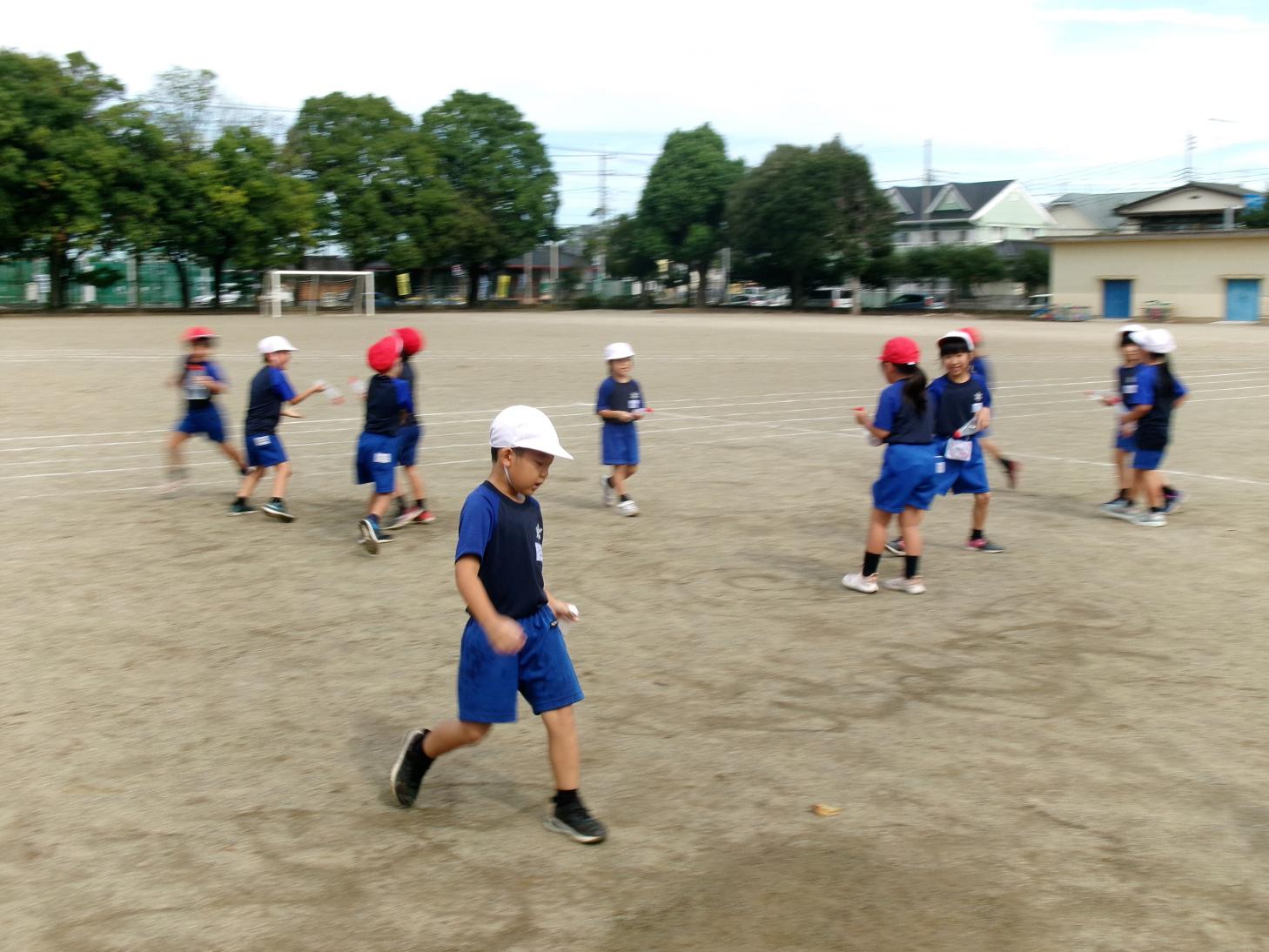 水遊びで