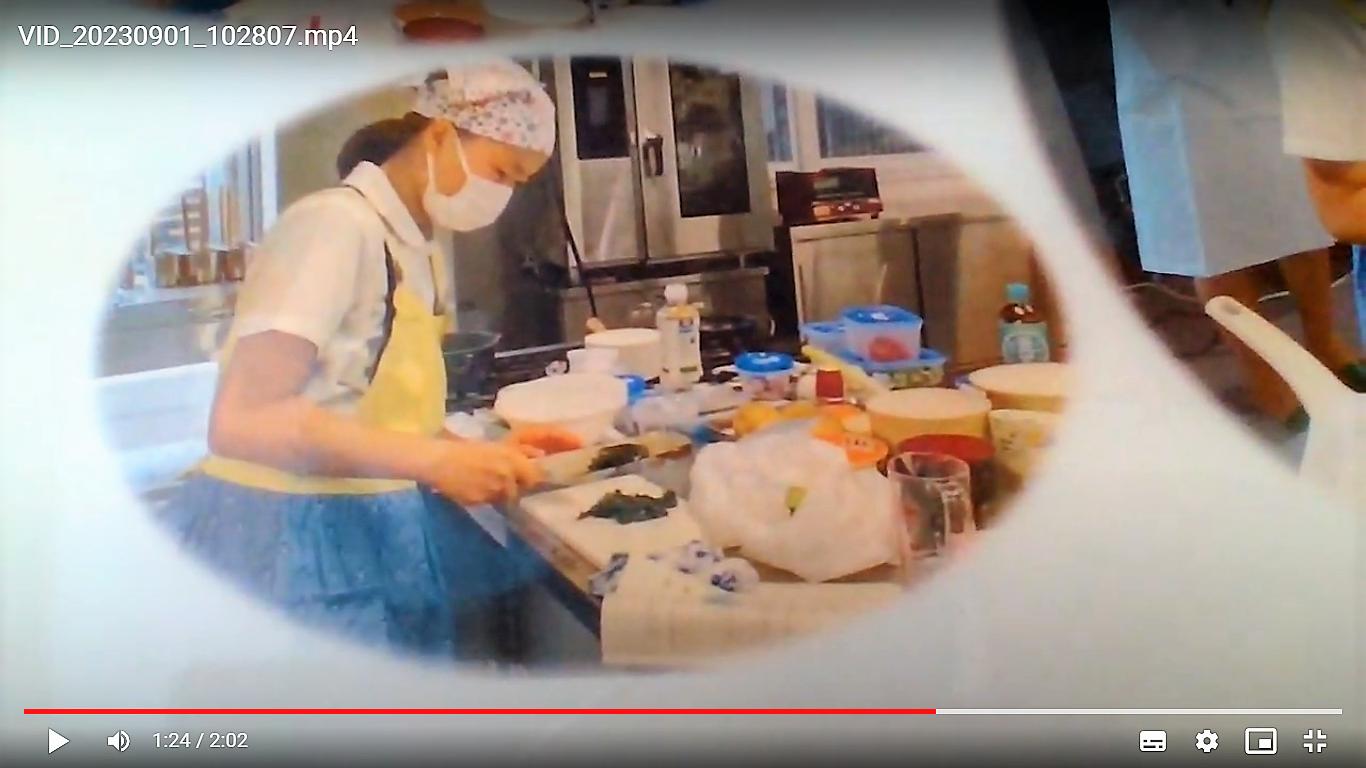 当日の調理の様子