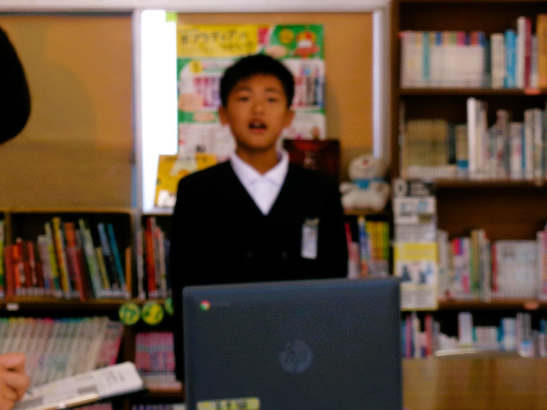 元気に返事しています