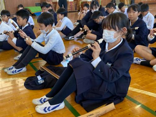 リコーダーの準備も大切です