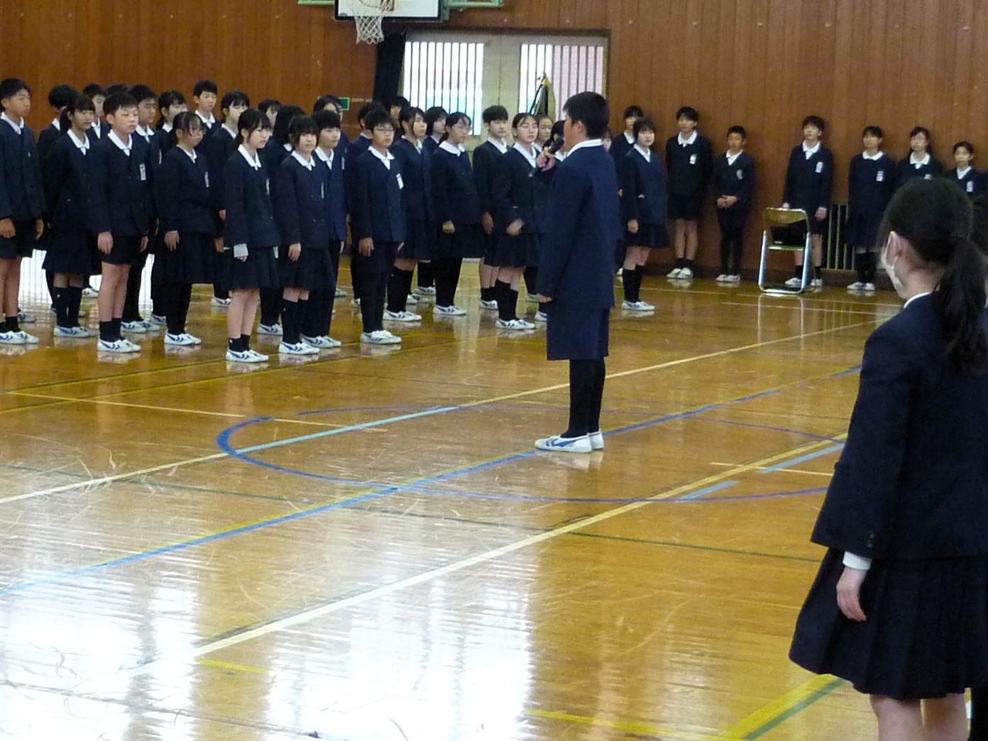 5年生による終わりの言葉